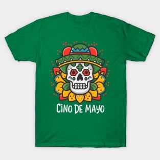 cinco de mayo skull graphic T-Shirt